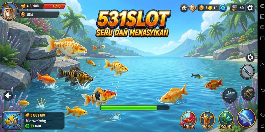 Tangkapan ikan yang spektakuler dalam gameplay 531SLOT.