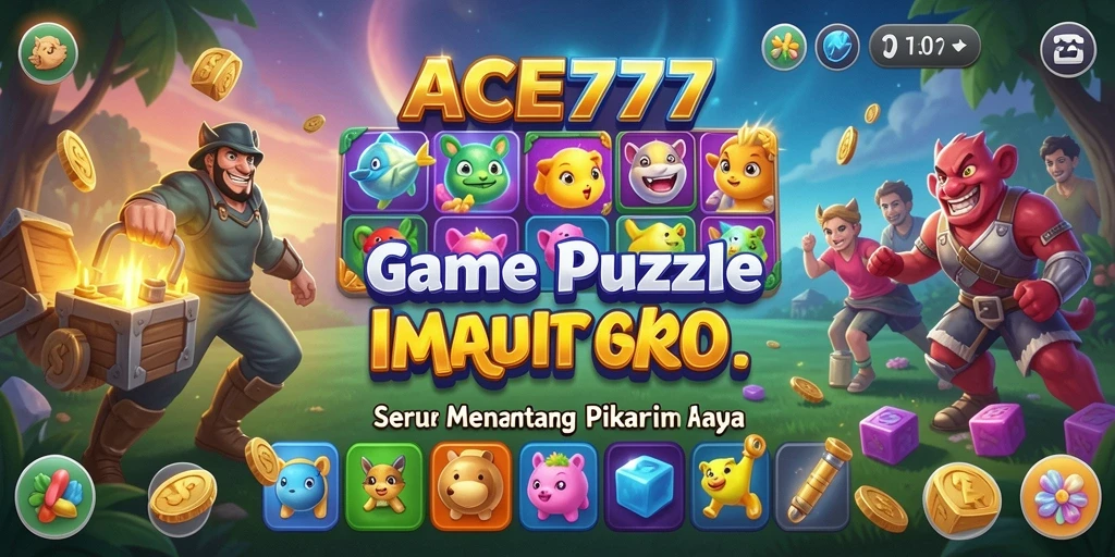 Tangkapan layar gameplay ACE777 menampilkan teka-teki yang menarik.