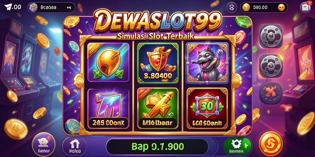 Gameplay seru DEWASLOT99 dengan mesin slot yang menarik.