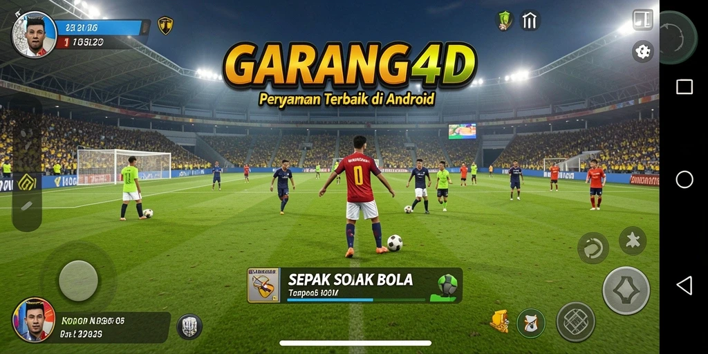 Gameplay GARANG4D yang seru di lapangan sepak bola.