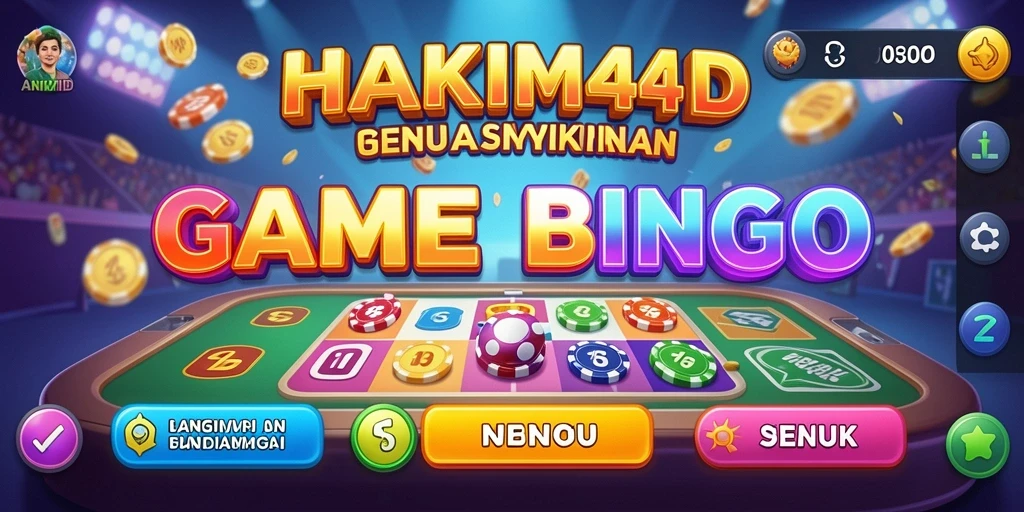 Tampilan gameplay HAKIM4D yang penuh warna dan menarik.