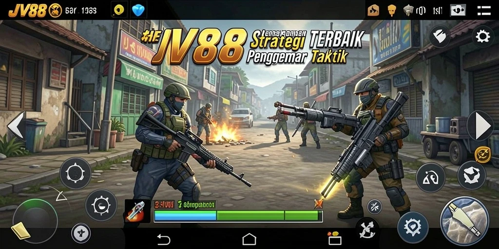 Tampilan gameplay JV88 yang mengasyikkan dan penuh strategi.