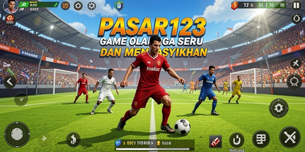 Tampilan gameplay PASAR123 yang seru dan menegangkan dalam pertandingan olahraga.