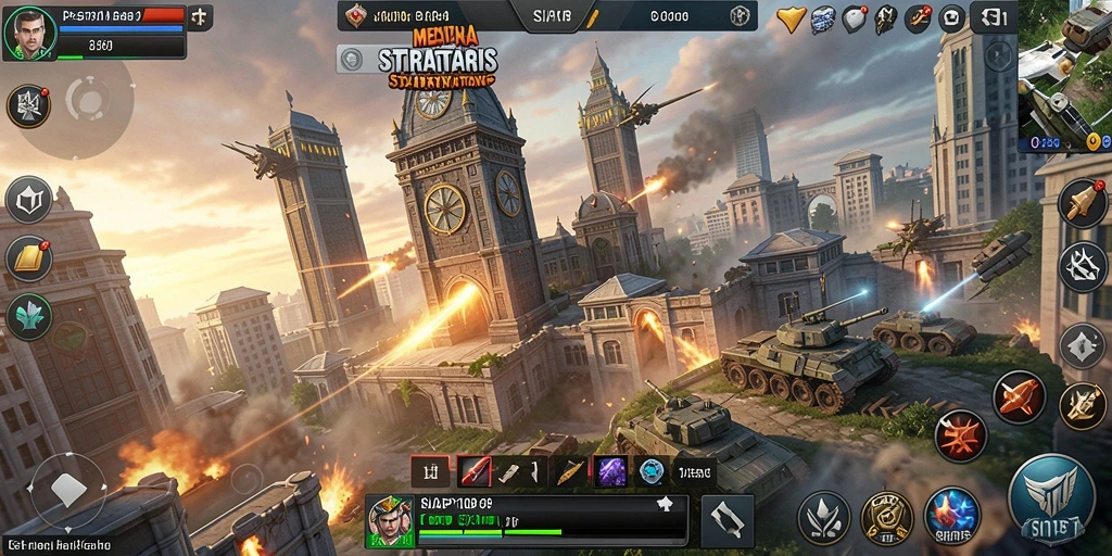 Gameplay menara pertahanan yang intens dan strategis.